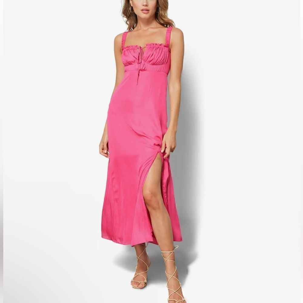 line and dot  Brooke Midi Dress